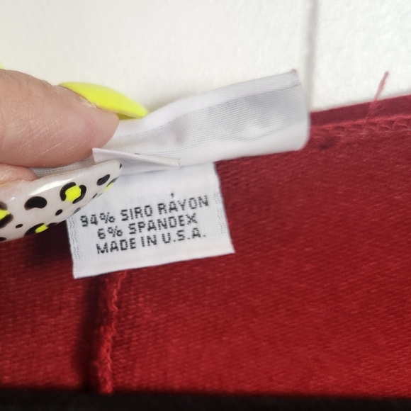 Bryn Walker Oversized Burgundy Red Tunic Long Sleeve Sweatshirt Top Size Small - Picture 10 of 11